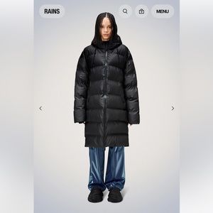 Rains Alta Long Puffer Jacket